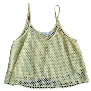 NWOT Lulu Open Up Back Overlay Top